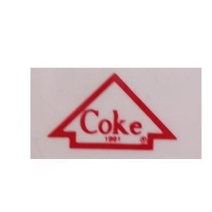 "Coke" Arrow Red or White Water Release Decal