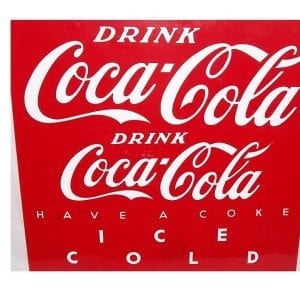 "Drink Coca-Cola" "Ice Cold" & "Have a Coke" Vinyl Decal Set for Westinghouse & Cavalier Chest Coolers